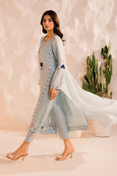 MIRANA-3PC LAWN EMBROIDERED SHIRT WITH BAMBER CHIFFON DUPATTA AND TROUSER-BIC-4654