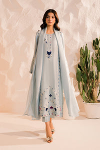 MIRANA-3PC LAWN EMBROIDERED SHIRT WITH BAMBER CHIFFON DUPATTA AND TROUSER-BIC-4654