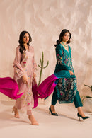 MIRANA-3PC LAWN EMBROIDERED SHIRT WITH CHIFFON TYE&DYE DUPATTA & TROUSER-BIC-4506