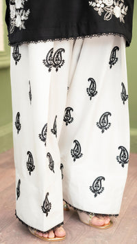 ZARA SHAHJAHAN-3PC LAWN EMBROIDERED SHIRT WITH CHIFFON PRINTED DUPATTA AND EMB TROUSER-BIC-4876
