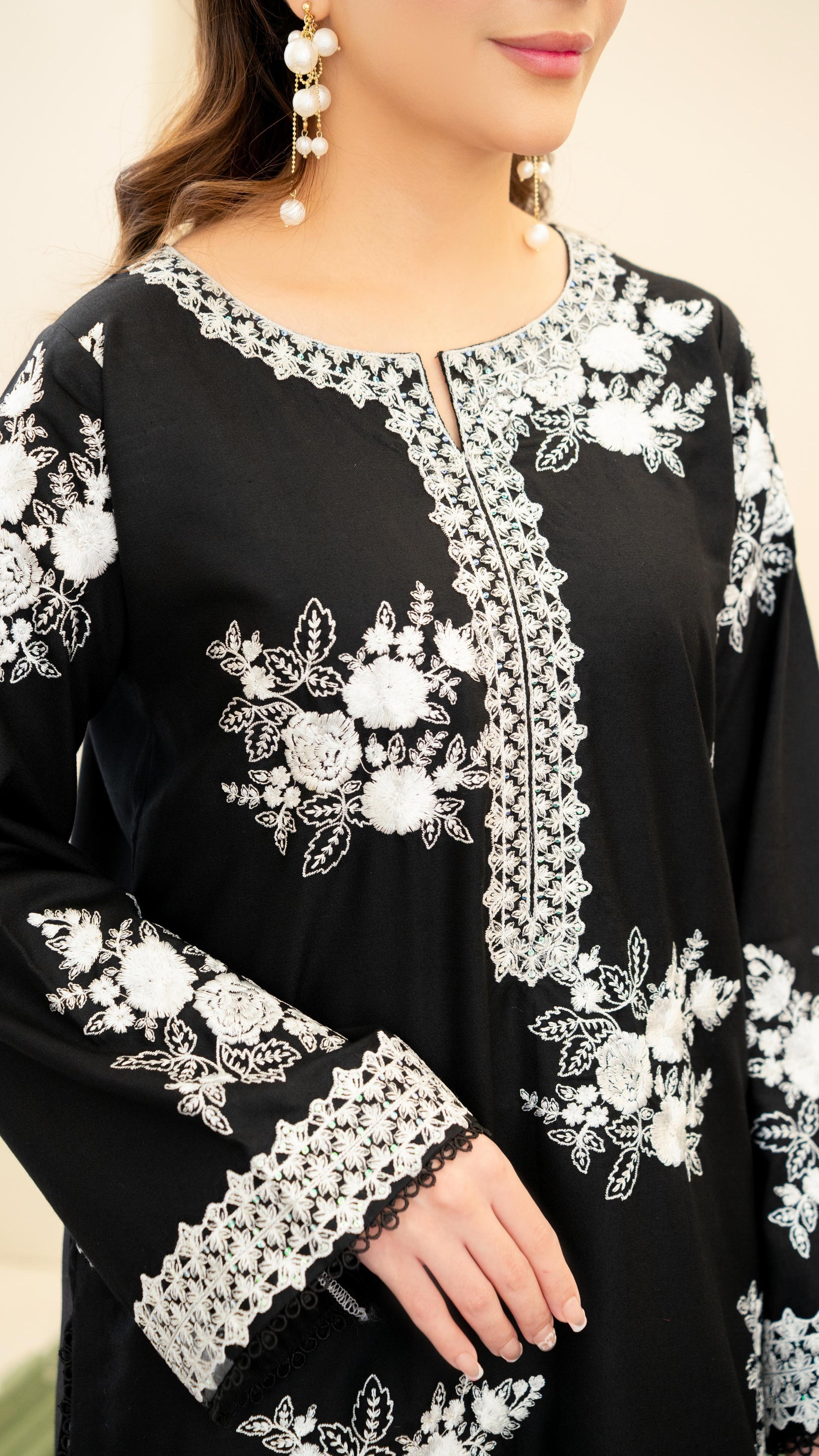 ZARA SHAHJAHAN-3PC LAWN EMBROIDERED SHIRT WITH CHIFFON PRINTED DUPATTA AND EMB TROUSER-BIC-4876
