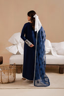 MARYAM & MARIA-3PC LAWN EMBROIDERED SHIRT WITH ORGANZA EMBROIDERED DUPATTA & TROUSER-BIC-4541