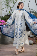 MOTIFZ-3PC LAWN HEAVY EMBROIDERED SHIRT WITH SILK PRINTED DUPATTA AND TROUSER-BIC-4906