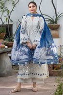 MOTIFZ-3PC LAWN HEAVY EMBROIDERED SHIRT WITH SILK PRINTED DUPATTA AND TROUSER-BIC-4906