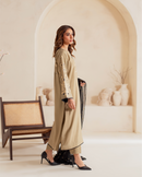VINTAGE-3PC DHANAK EMBROIDERED SHIRT WITH KHADDI NET EMB DUPATTA AND TROUSER-BIC-4292