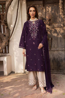 BATIK-3PC LAWN EMBROIDERED SHIRT WITH CHIFFON EMBROIDERED DUPATTA AND EMB TROUSER-BIC-4761