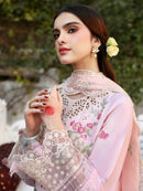 MAHNUR-3PC LAWN EMBROIDERED SHIRT WITH MONARK EMBROIDERED DUAPATTA AND TROUSER-BIC-3716