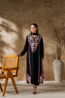 MIRANA-3PC LAWN EMBROIDERED SHIRT WITH CHIFFON TYE&DYED DUPATTA AND TROUSER-BIC-4640