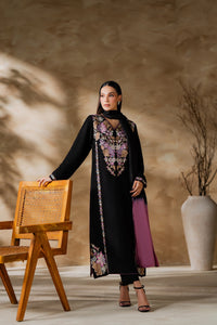 MIRANA-3PC LAWN EMBROIDERED SHIRT WITH CHIFFON TYE&DYED DUPATTA AND TROUSER-BIC-4640