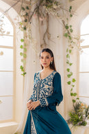 MIRANA-3PC LAWN EMBROIDERED SHIRT WITH BAMBER CHIFFON DUPATTA AND TROUSER-BIC-4728