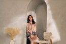 ASIM JOFA-3PC DHANAK EMBROIDERED SHIRT WITH TYE&DYED CHIFFON DUPATTA AND TROUSER-BIC-4287