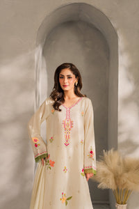 MIRANA-3PC DHANAK EMBROIDERED SHIRT WITH BAMBER CHIFFON DUPATTA AND TROUSER-BIC-4289