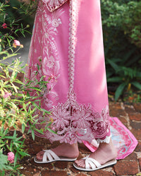 MUSHQ-3PC DHANAK EMBROIDERED SHIRT WITH WOOL PRINTED SHAWL AND TROUSER -BIC-5243