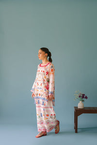 BRANDSINN-2PC SHAMOZE SILK PRINTED SHIRT & SHAMOZE SILK PRINTED TROUSER-BIC-2006