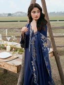 IZEL-3PC LAWN EMBROIDERED SHIRT WITH KHADDI NET EMBROIDERED DUPATTA AND TROUSER-BIC-4817