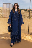 RANG RASIYA-3PC LAWN LASERCUTWORK EMBROIDERED SHIRT WITH KHAADI NET EMBROIDERED DUPATTA AND TROUSER -BIC-4773