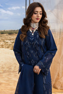 RANG RASIYA-3PC LAWN LASERCUTWORK EMBROIDERED SHIRT WITH KHAADI NET EMBROIDERED DUPATTA AND TROUSER -BIC-4773