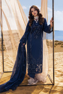 RANG RASIYA-3PC LAWN LASERCUTWORK EMBROIDERED SHIRT WITH KHAADI NET EMBROIDERED DUPATTA AND TROUSER -BIC-4773