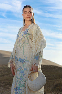 RANG RASIYA-3PC LAWN CHIKANKAARI EMBROIDERED SHIRT WITH KHADDI NET EMBROIDERED DUPATTA AND TROUSER-BIC-4798