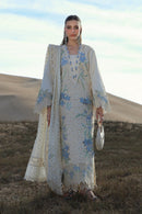 RANG RASIYA-3PC LAWN CHIKANKAARI EMBROIDERED SHIRT WITH KHADDI NET EMBROIDERED DUPATTA AND TROUSER-BIC-4798