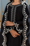 HANA - 3PC DHANAK EMBROIDERED WITH ORGANZA EMBROIDERED DUPPATTA - BIC-3306
