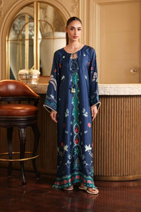 LULUSAR-2PC-SHAMOZE SILK PRINTED SHIRT WITH SILK TROUSER-BIC-9015