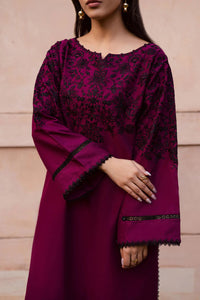 BATIK-2PIECE DHANAK EMBROIDERED SHIRT WITH DHANAK EMBROIDERED TROUSER-BIC-15089