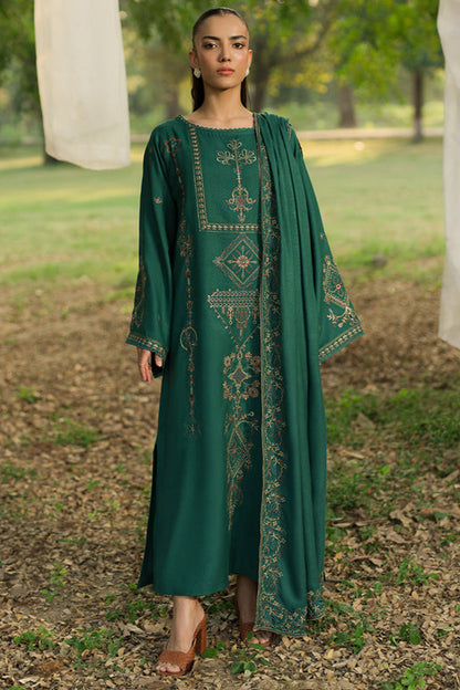 SAPPHIRE-3PC LAWN EMBROIDERED SHIRT WITH LAWN EMBROIDERED DUPATTA AND TROUSER-BIC-3694