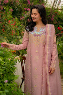 RANG RASIYA-3PC LAWN SEQUIN EMBROIDERED SHIRT WITH KHADDI NET EMB DUPATTA AND EMB TROUSER-BIC-4891