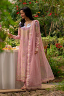 RANG RASIYA-3PC LAWN SEQUIN EMBROIDERED SHIRT WITH KHADDI NET EMB DUPATTA AND EMB TROUSER-BIC-4891