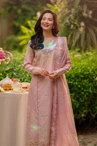 RANG RASIYA-3PC LAWN SEQUIN EMBROIDERED SHIRT WITH KHADDI NET EMB DUPATTA AND EMB TROUSER-BIC-4891