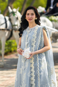 RANG RASIYA-3PC LAWN EMBROIDERED SHIRT WITH SELF JACQUARD EMBROIDERED DUPATTA AND TROUSER-BIC-4882