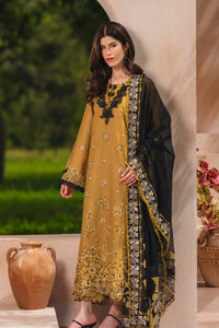 RANG RASIYA-3PC LAWN EMBROIDERED SHIRT WITH SILK PRINTED DUPATTA AND TROUSER-BIC-4911