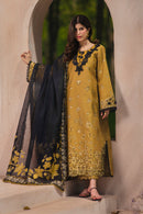 RANG RASIYA-3PC LAWN EMBROIDERED SHIRT WITH SILK PRINTED DUPATTA AND TROUSER-BIC-4911