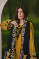 RANG RASIYA-3PC LAWN EMBROIDERED SHIRT WITH SILK PRINTED DUPATTA AND TROUSER-BIC-4911