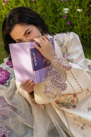 RANG RASIYA-3PC LAWN SEQUIN EMBROIDERED SHIRT WITH KHADDI NET EMB DUPATTA AND EMB TROUSER-BIC-4883