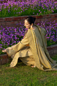 RANG RASIYA-3PC LAWN  EMBROIDERED SHIRT WITH MONARK PRINTED EMB DUPATTA AND TROUSER-BIC-4899