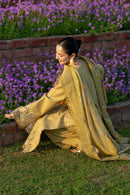 RANG RASIYA-3PC LAWN  EMBROIDERED SHIRT WITH MONARK PRINTED EMB DUPATTA AND TROUSER-BIC-4899