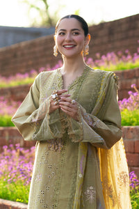 RANG RASIYA-3PC LAWN  EMBROIDERED SHIRT WITH MONARK PRINTED EMB DUPATTA AND TROUSER-BIC-4899