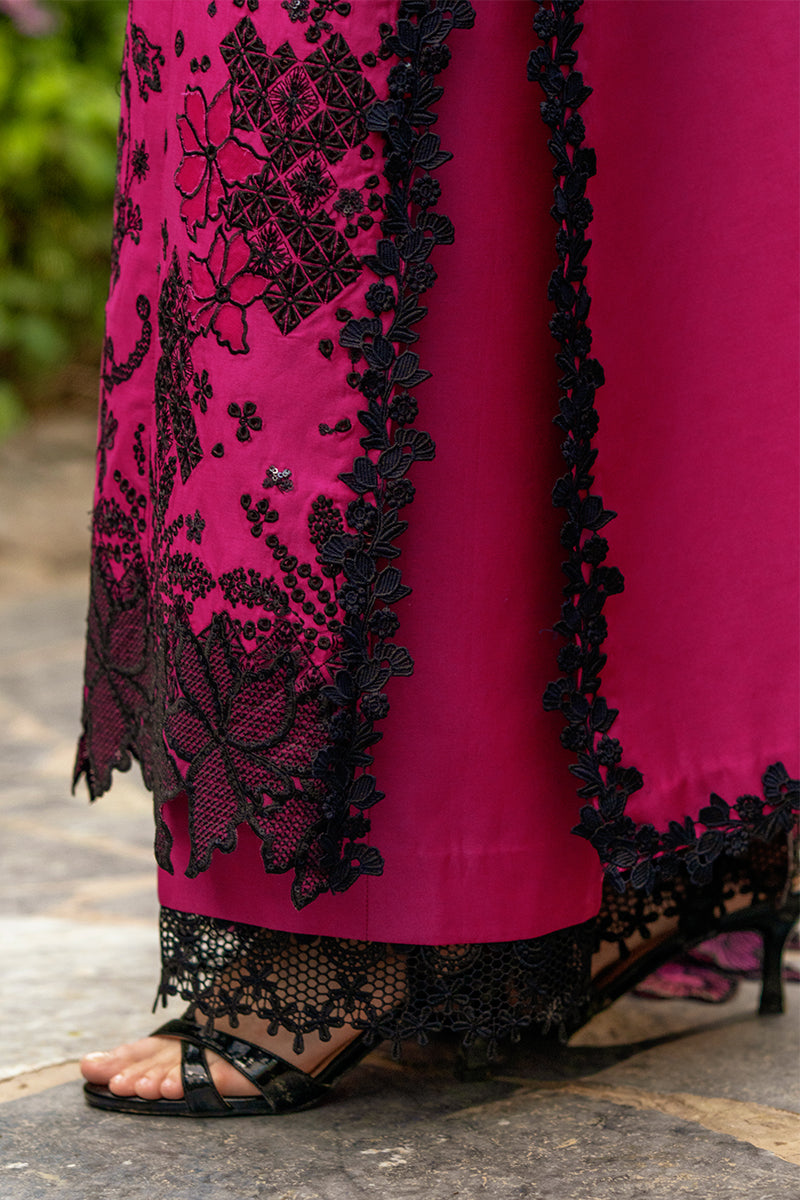 RANG RASIYA-3PC LAWN SEQUIN EMBROIDERED SHIRT WITH KHADDI NET EMB DUPATTA AND EMB TROUSER-BIC-4888