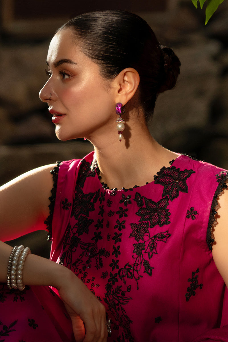 RANG RASIYA-3PC LAWN SEQUIN EMBROIDERED SHIRT WITH KHADDI NET EMB DUPATTA AND EMB TROUSER-BIC-4888