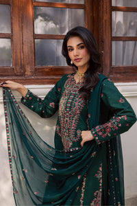BATIK-3PC LAWN EMBROIDERED SHIRT WITH CHIFFOON EMBROIDERED DUPATTA AND TROUSER-BIC-474