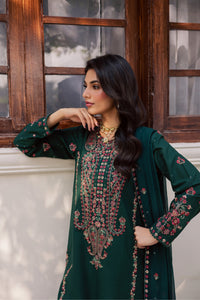 BATIK-3PC LAWN EMBROIDERED SHIRT WITH CHIFFOON EMBROIDERED DUPATTA AND TROUSER-BIC-474