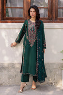 BATIK-3PC LAWN EMBROIDERED SHIRT WITH CHIFFOON EMBROIDERED DUPATTA AND TROUSER-BIC-474