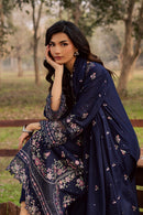 BATIK-3PIECE LAWN SEQUIN EMBROIDERED SHIRT WITH CHIFFON EMBROIDERED DUPATTA AND TROUSER-BIC-4829