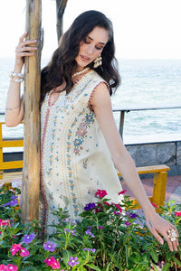 MUSHQ-3PC LAWN HEAVY EMBROIDERED SHIRT WITH CHIFFON PRINTED DUPATTA AND TROUSER-BIC-4862