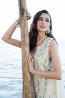 MUSHQ-3PC LAWN HEAVY EMBROIDERED SHIRT WITH CHIFFON PRINTED DUPATTA AND TROUSER-BIC-4862