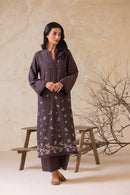 SOBIA NAZIR-2PC LAWN EMBROIDERED SHIRT WITH LAWN EMBROIDERED SLEEVES-BIC-3474