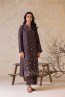 SOBIA NAZIR-2PC LAWN EMBROIDERED SHIRT WITH LAWN EMBROIDERED SLEEVES-BIC-3474