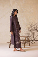 SOBIA NAZIR-2PC LAWN EMBROIDERED SHIRT WITH LAWN EMBROIDERED SLEEVES-BIC-3474